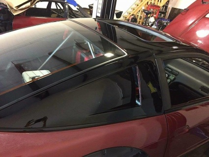 Hatch rear window delete with vent style nissan 180sx - 240sx
