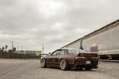 Nissan 240sx s13 side skirts JP v1 style