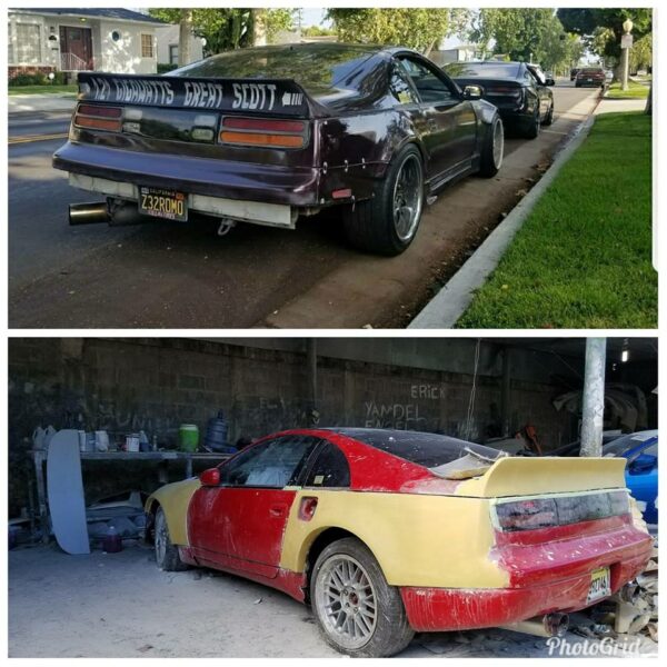 nissan 300zx z32 ducktail rear spoiler