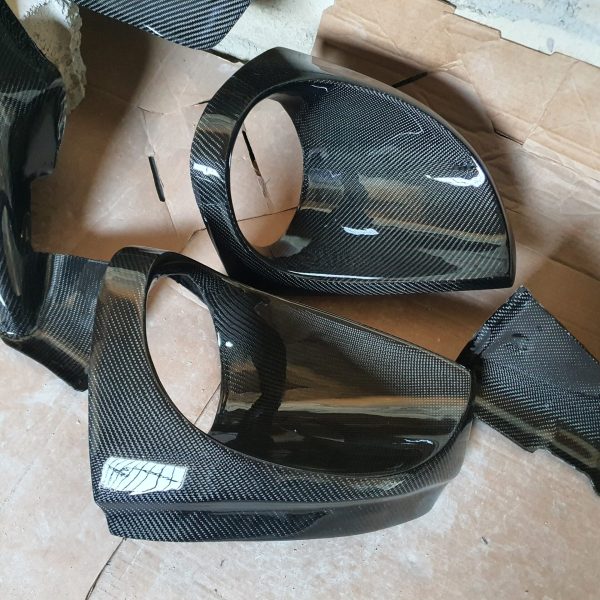Datsun s30 240z 260z 280z headlight buckets carbon fiber